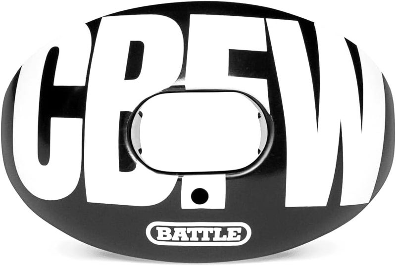 Battle Sports Oxygen Football Mouthguard - Football Mouth Guard with Strap, Superior Airflow & Better Performance, Maximum Breathability, Works with Braces (CBFW) - Image 1